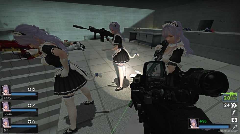 Only DOAXVV Fiona Whimsical Nyan Maid nht (request)