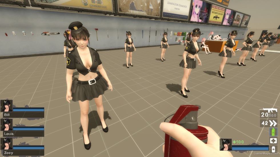 Only DOAXVV Koharu OS Zoey (request)
