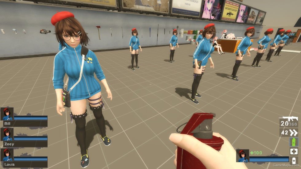Only DOAXVV Tsukushi bs ver Zoey (request)