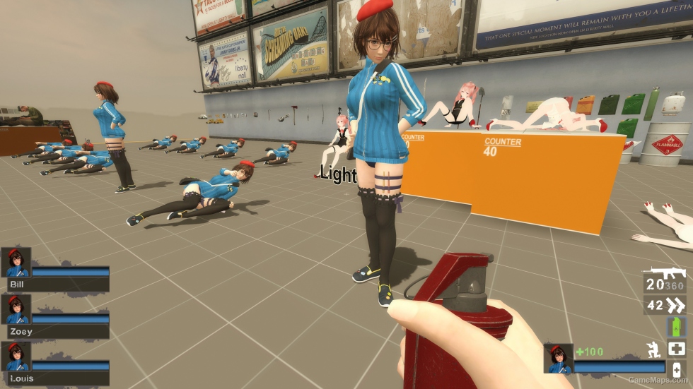 Only DOAXVV Tsukushi bs ver Zoey (request)