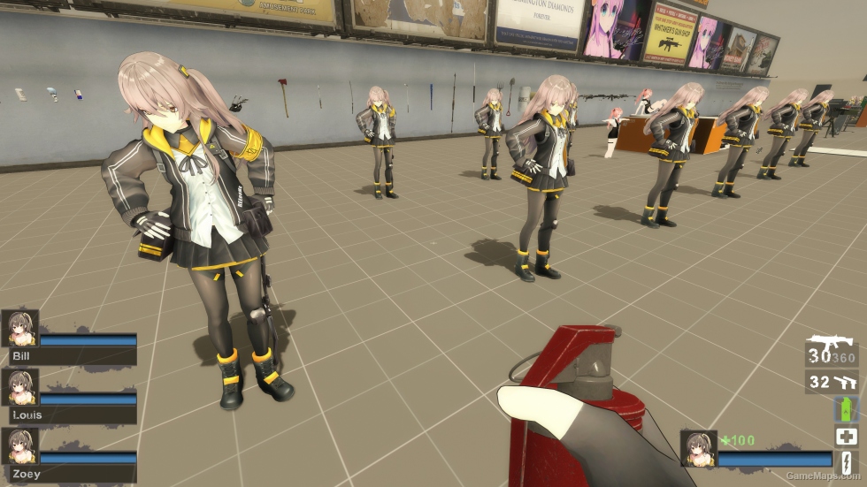 Only GFNC GF UMP45 VRC Zoey (request)