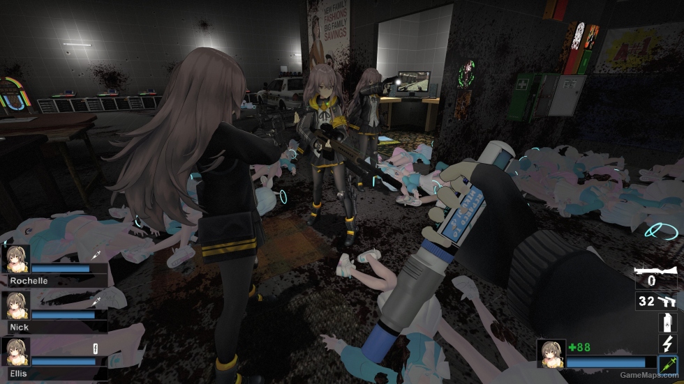 Only GFNC GF UMP45 VRC Zoey (request)