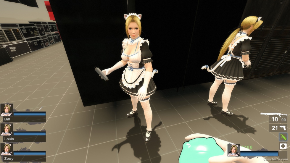 Only Helena Whimsical Nyan Maid ponytail nht (request)