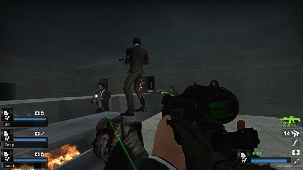 Only John Wick Damaged (request)