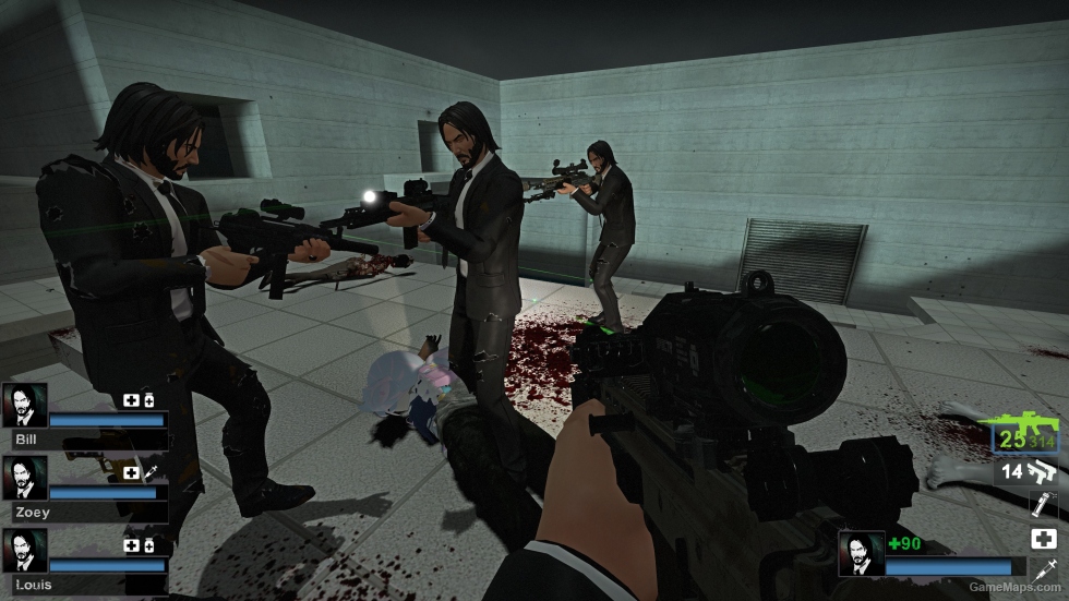 Only John Wick Damaged (request)
