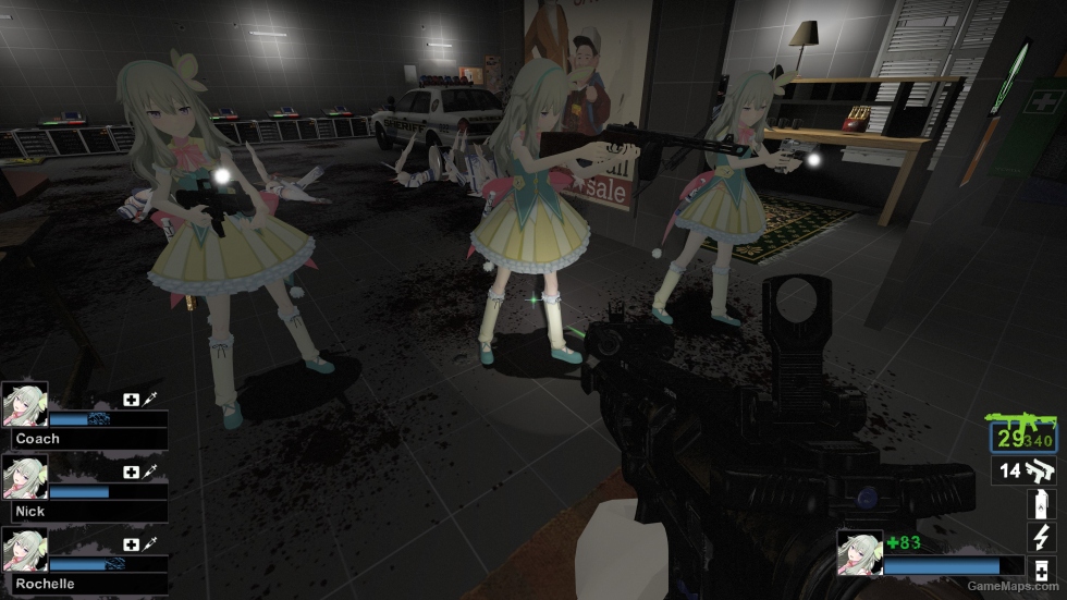Nazo no kanojo Op 1 - Background (Mod) for Left 4 Dead 2