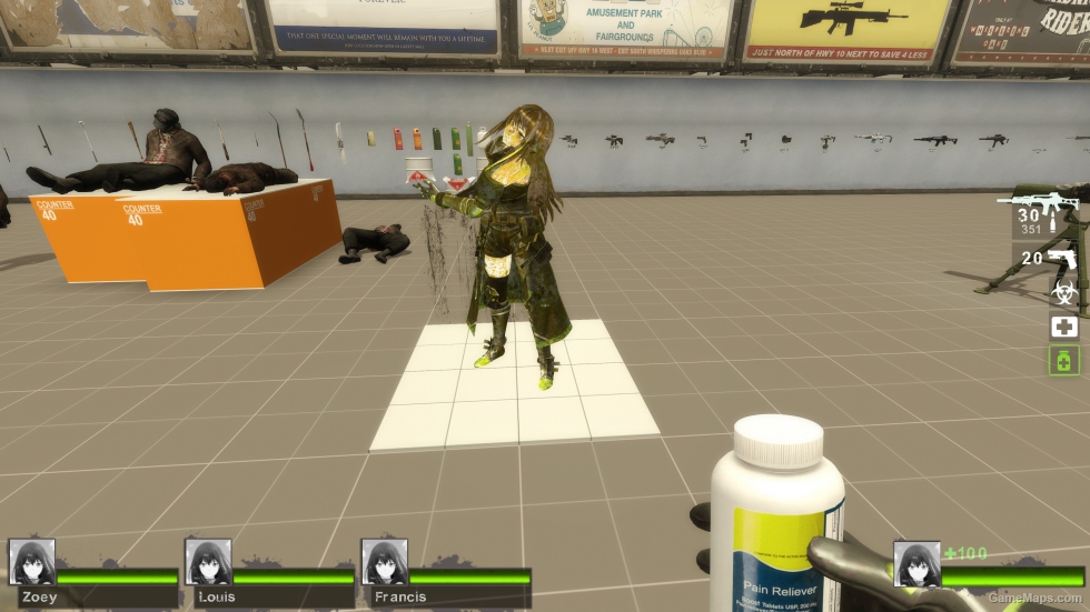 Only M4A1 Mod 3 Zoey (request)