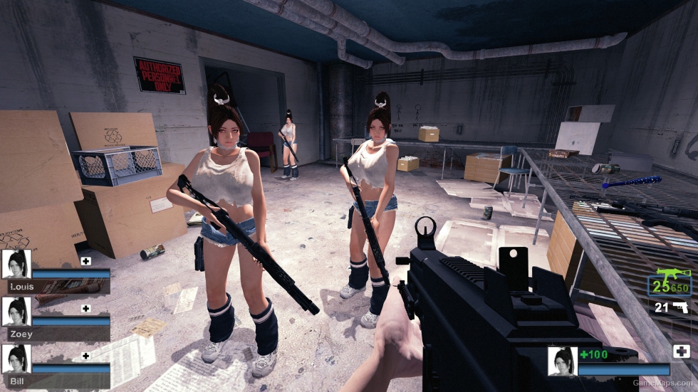 Only Mai Shiranui L4D Clothed Zoey (request)