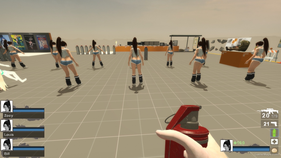 Only Mai Shiranui L4D Clothed Zoey (request)