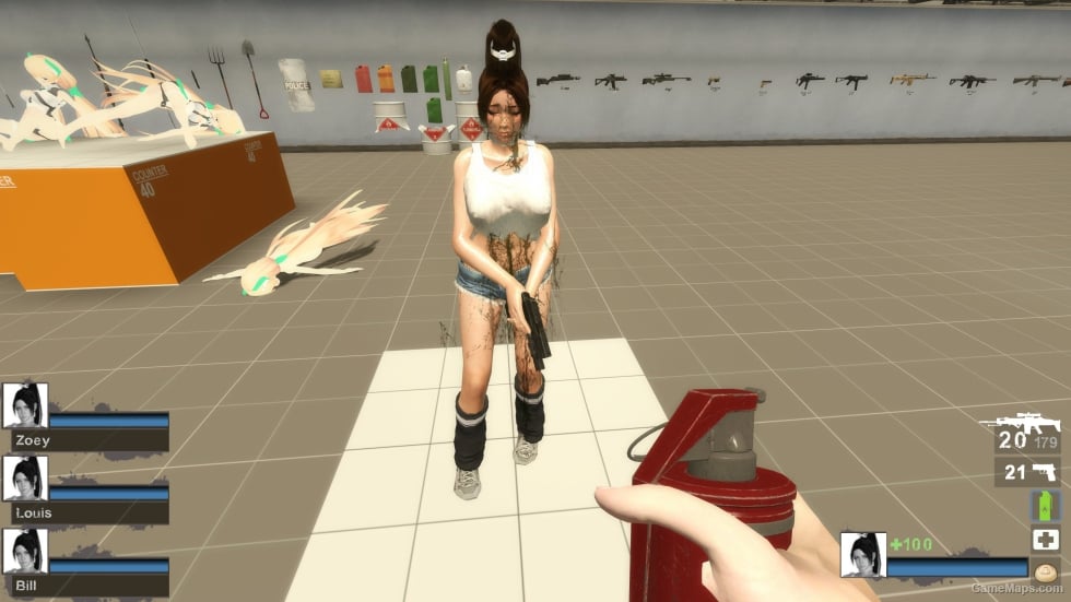 Only Mai Shiranui L4D Clothed Zoey (request)