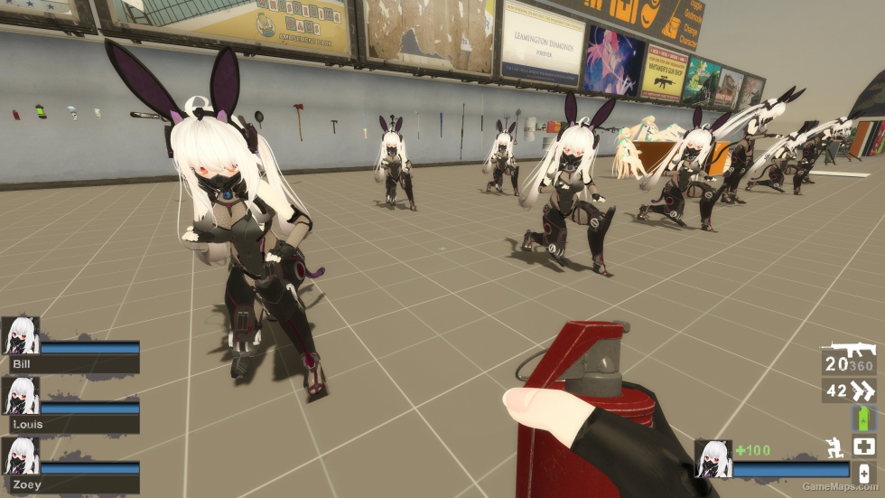 Only Maya Cyberpunk bunny girl9 Zoey (request)