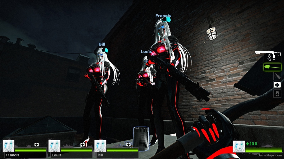 Only Miul Cyberpunk redblack Zoey