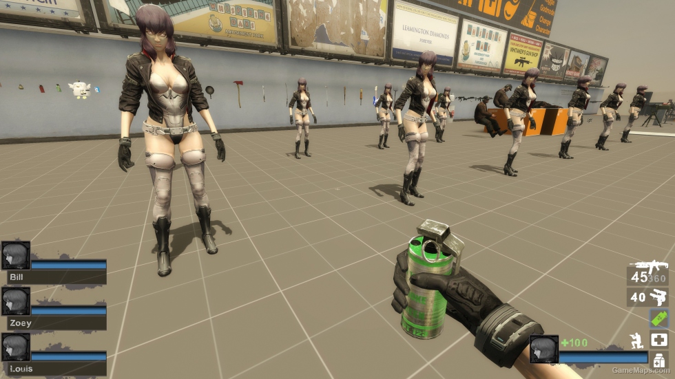 Only Motoko Kusanagi