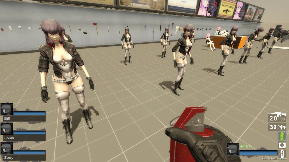 Only Motoko Kusanagi Up Zoey (request)