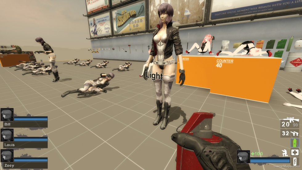 Only Motoko Kusanagi Up Zoey (request)