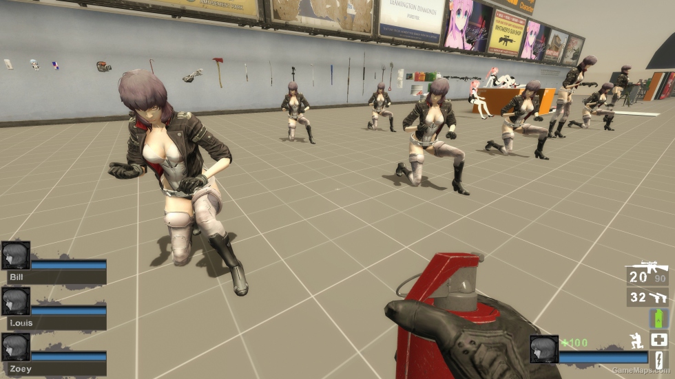 Only Motoko Kusanagi Up Zoey (request)