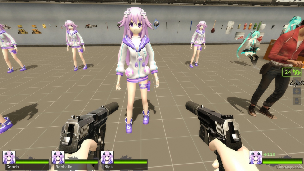 Only neptunia white suit Zoey (request)