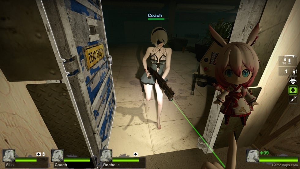 Only Nier 2B lingerie v2 Zoey