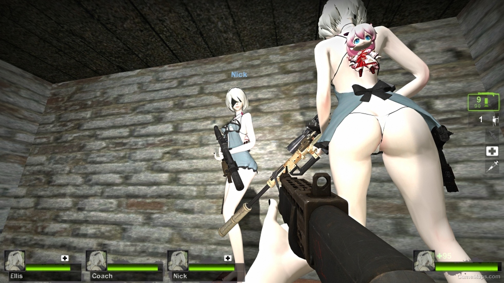 Only Nier 2B lingerie v2 Zoey