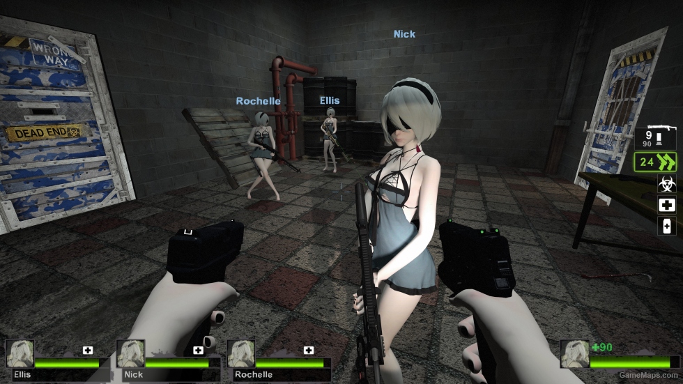 Only Nier 2B lingerie v2 Zoey