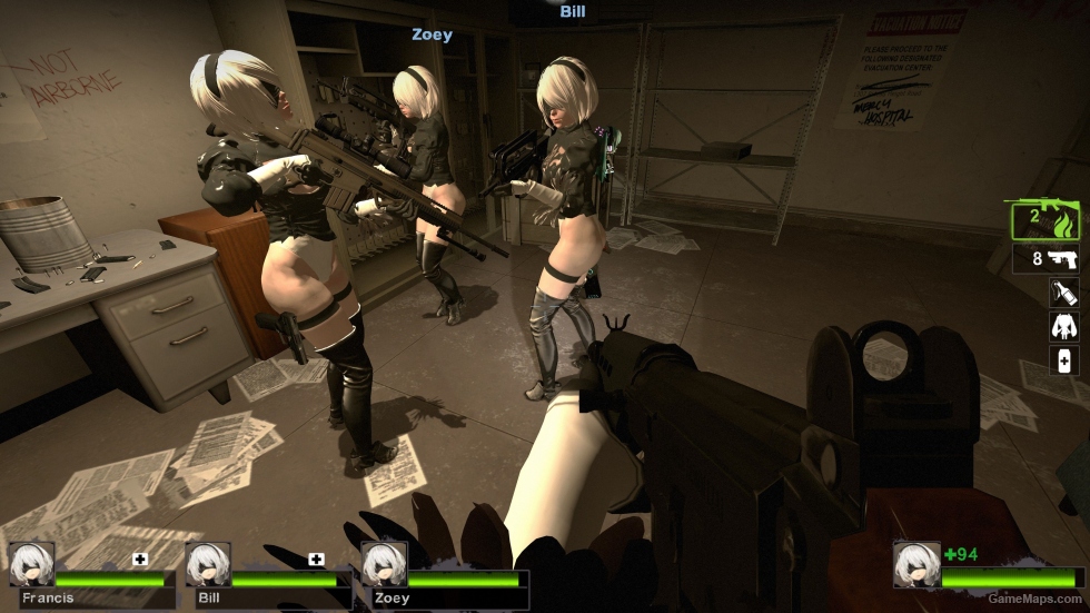 only nierautomata 2b skirtless zoey (request)