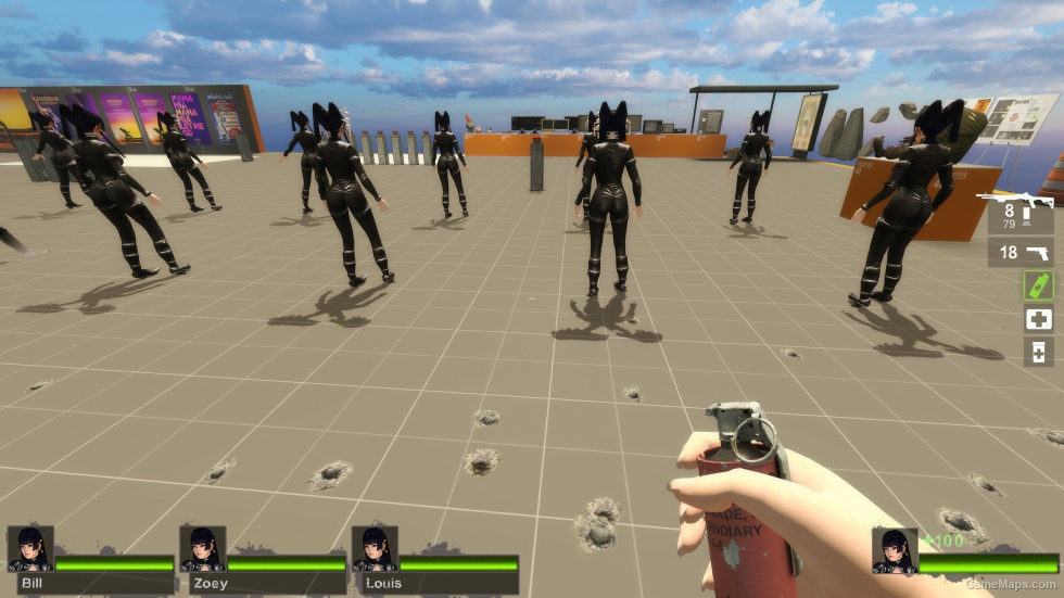 Only Nyotengu Leather black suit Wingless Zoey (request)