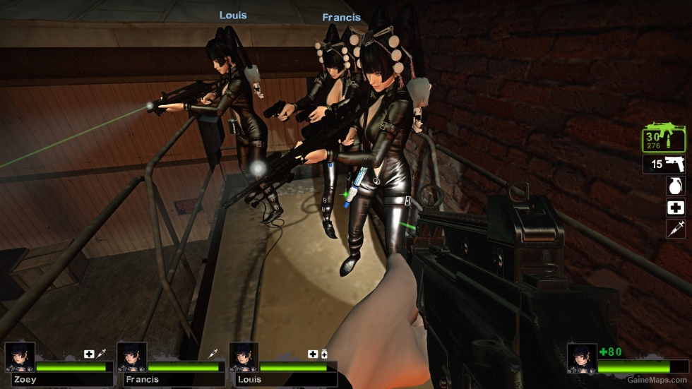 Only Nyotengu Leather black suit Wingless Zoey (request)