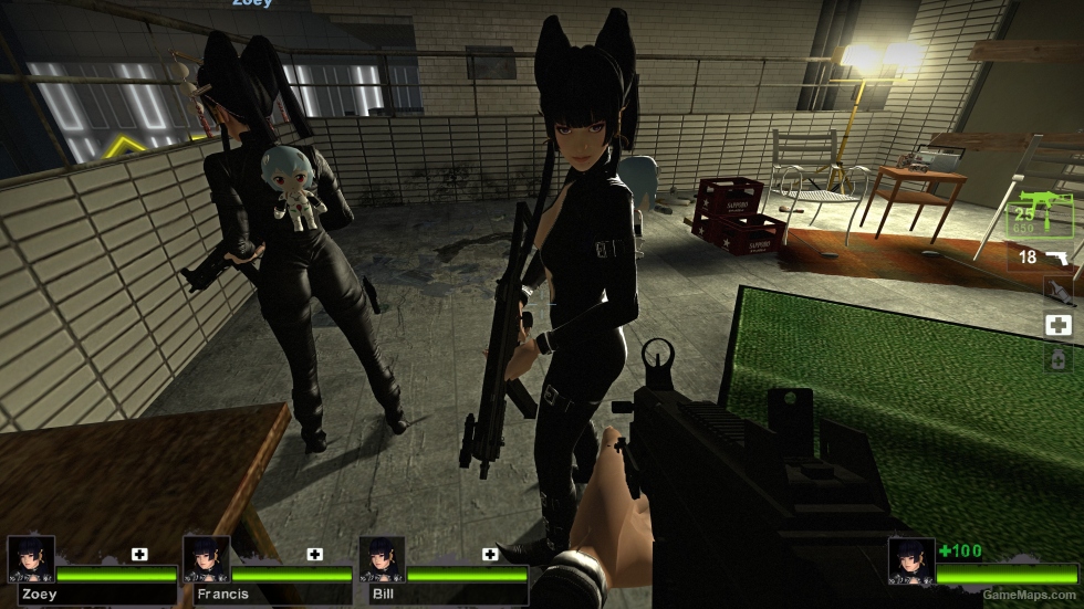 Only Nyotengu Leather black suit Wingless Zoey (request)
