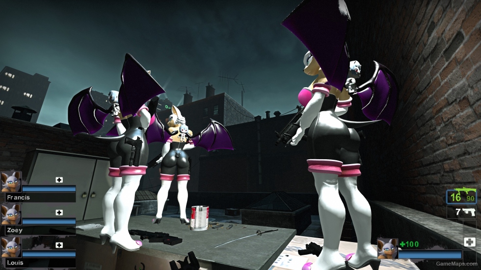 Only Rouge The Bat Catsuit Zoey (request) (Mod) for Left 4 Dead 2 ...