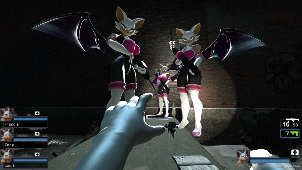 Only Rouge The Bat Catsuit Zoey (request)