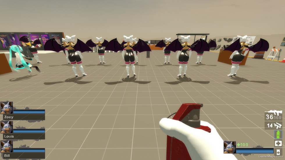 Only Rouge The Bat Catsuit Zoey (request) (Mod) for Left 4 Dead 2 ...