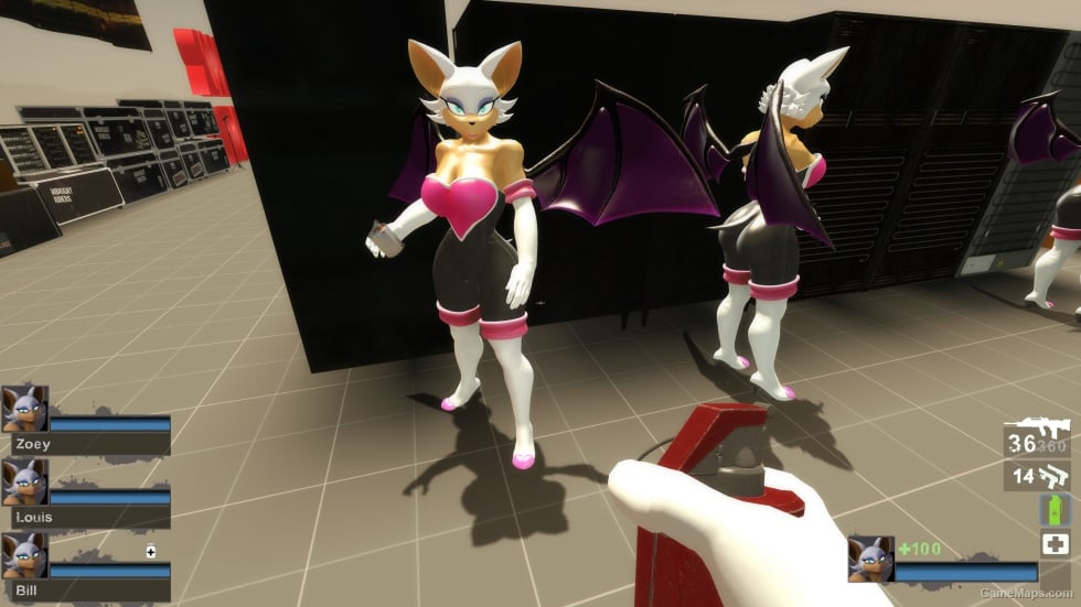 Only Rouge The Bat Catsuit Zoey (request)