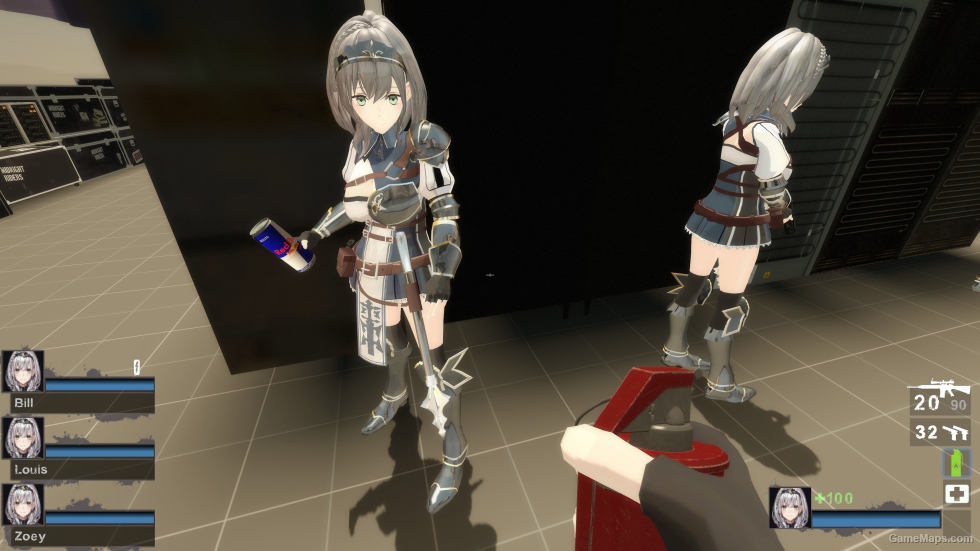 Only Shirogane Noel Skirtless Zoey (request)