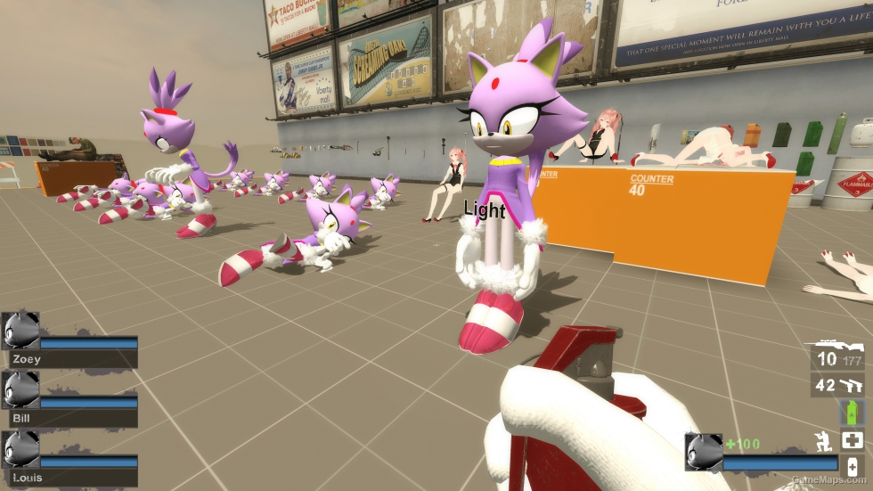 Only Sonic GB the Cat v1 Zoey (request)