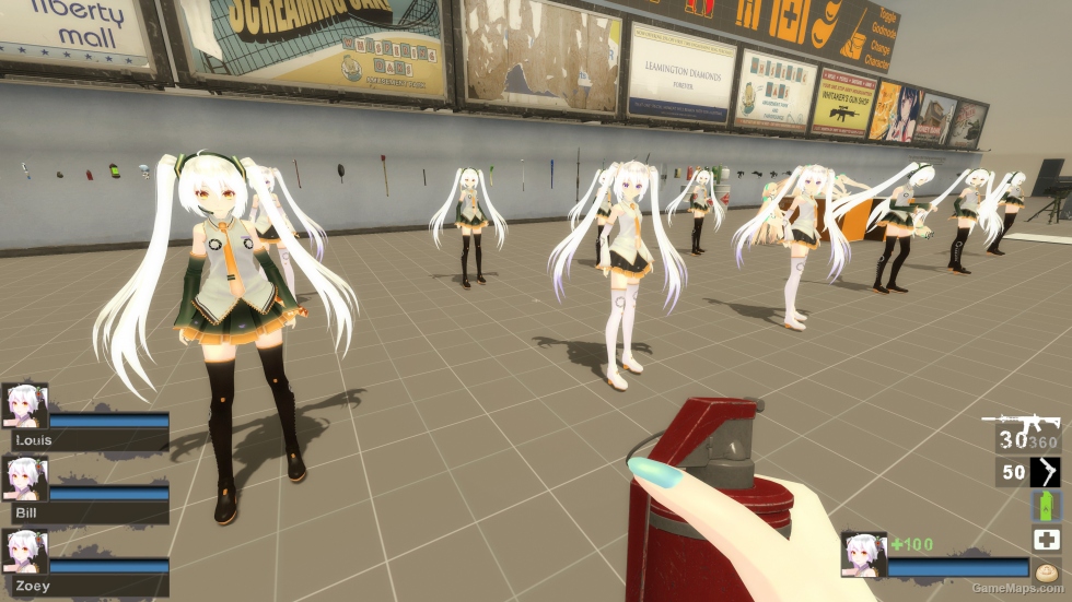 Only TDA H Miku GLaDOS Aperture Zoey (request)