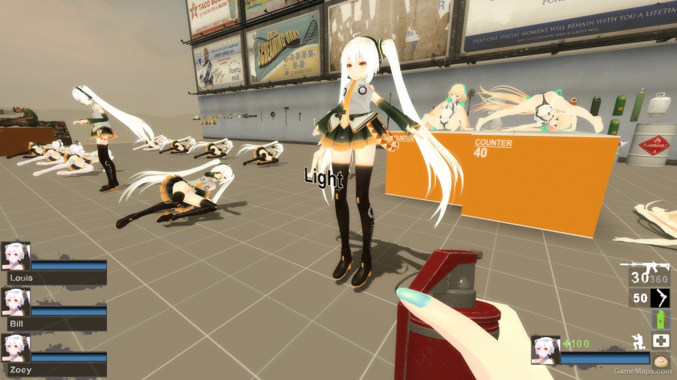 Only TDA H Miku GLaDOS Aperture Zoey (request)