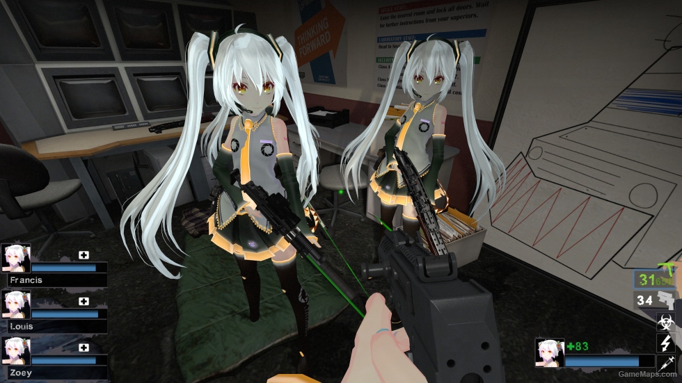 Only TDA Hatsune Miku GLaDOS Aperture Black