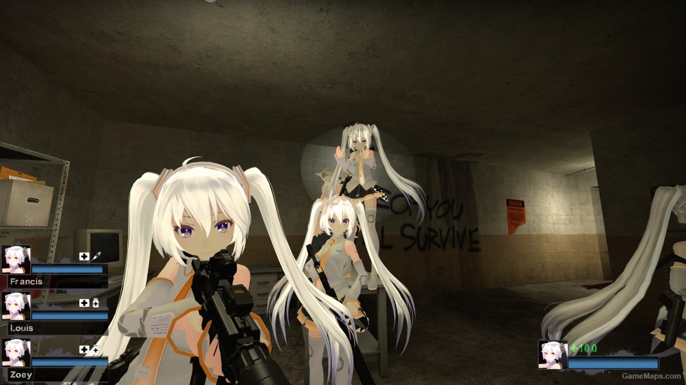 Only TDA Hatsune Miku GLaDOS Aperture White