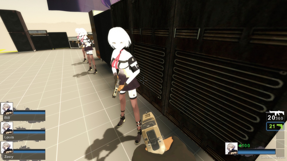 Only VECTOR girls frontline Zoey (request) (Mod) for Left 4 Dead 2