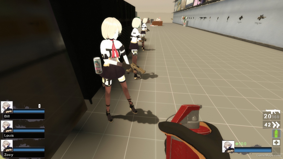 Only VECTOR girls frontline Zoey (request)