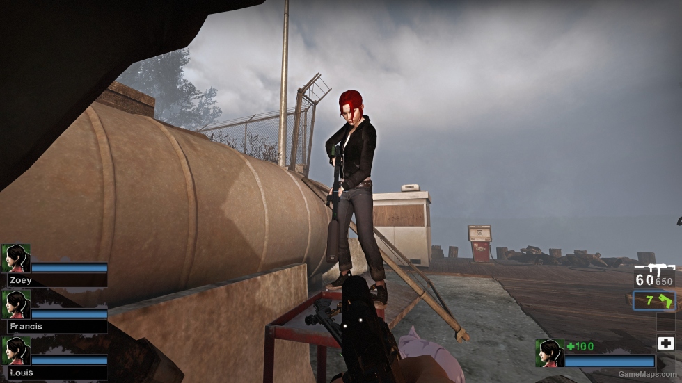 Only Zoey Black Jacket Red Hair [request]