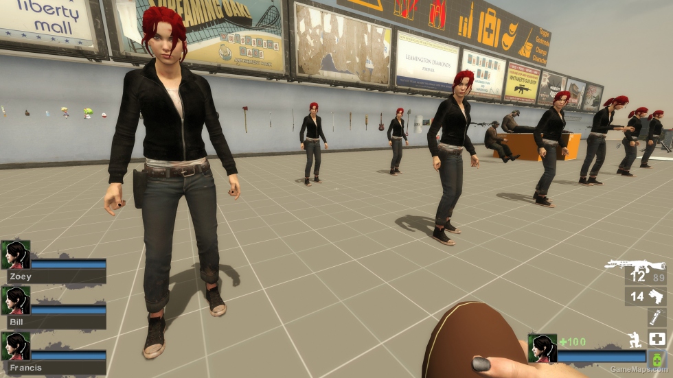Only Zoey Black Jacket Red Hair [request]