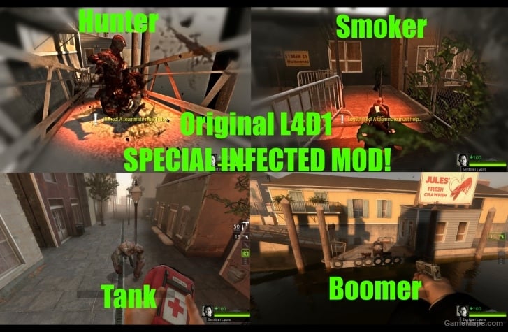 Original L4D1 Special Infected (Left 4 Dead 2) GameMaps