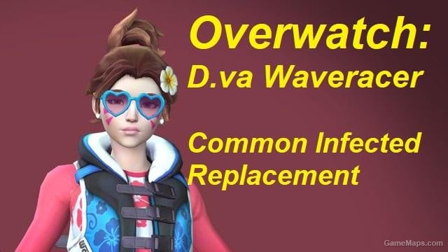 Overwatch D.va Waveracer Common Infected Replacement