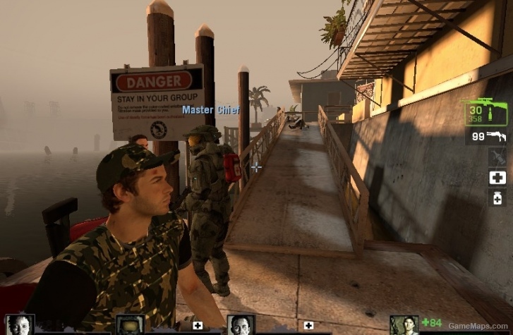 pack military ellis and hunting rifle