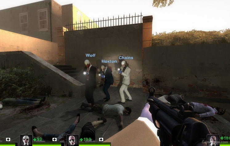 PAYDAY: The Heist Survivors (L4D2 Survivors, Single Player)
