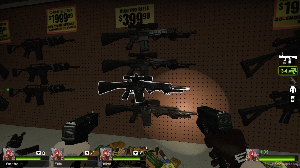 PD2 HK417 (Hunting Rifle) [Sound fix Ver]