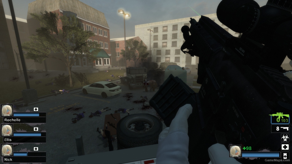 PD2 HK417 (Hunting Rifle) [Sound fix Ver]