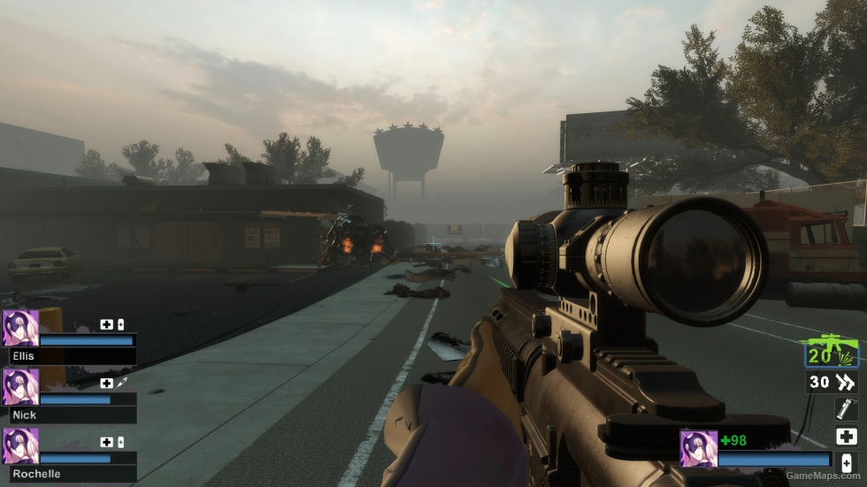 PD2 HK417 (Hunting Rifle) [Sound fix Ver]