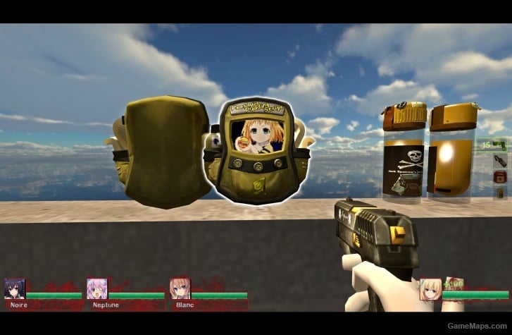 Peashy's Pudding Strips (Medkit) - Front and Back Peashy's Pudding Strips (Medkit)
